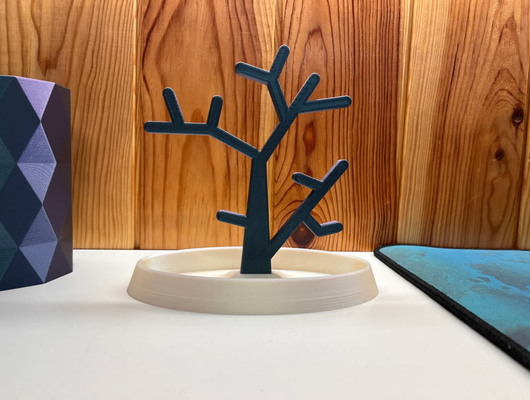 joyero arbol bijoux arbre by acnet3d mode modèles soporte soutien anneaux pendientes 3d print model - Mito3D