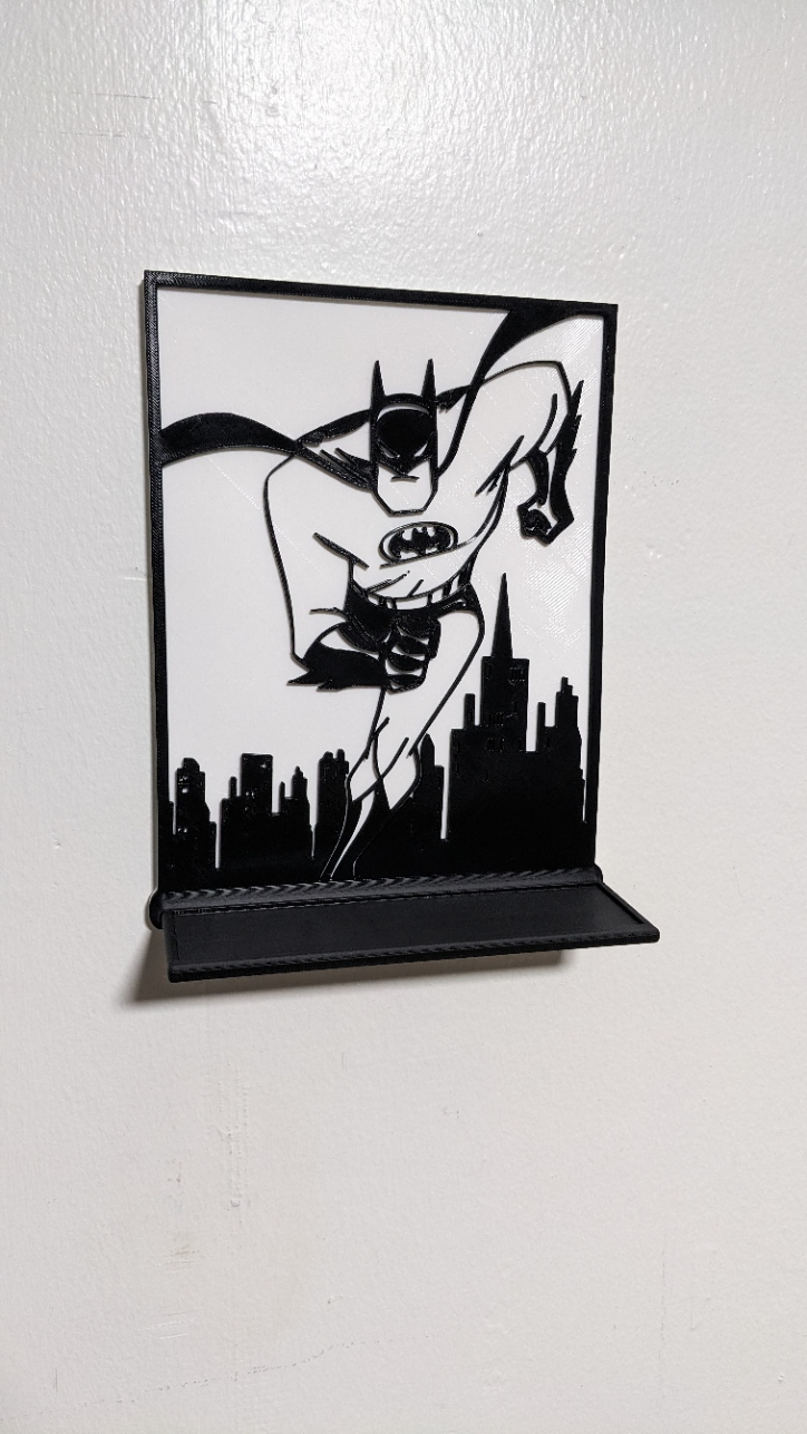 batman gotham regal by stehaufmunter haushalt dekor tonie gebäude blöcke mini zahl spielzeuge kinder zimmer niedlich dc comics 3D print model - Mito3D