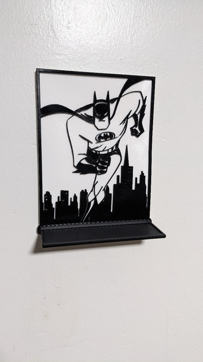 batman gotham regal by stehaufmunter haushalt dekor tonie gebäude blöcke mini zahl spielzeuge kinder zimmer niedlich dc comics 3d print model - Mito3D