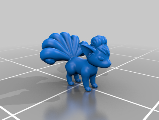 vulpix pokémon by jangyy arte esculturas 3d print model - Mito3D
