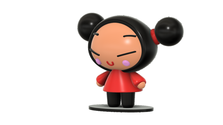 pucca by jangyy art sculptures 3d print model - Mito3D
