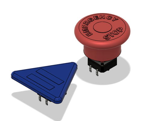 notfall pause taste 12x12mm tasten by danivbel hobby diy elektronik fortgeschrittene not halt fortsetzen 3d print model - Mito3D