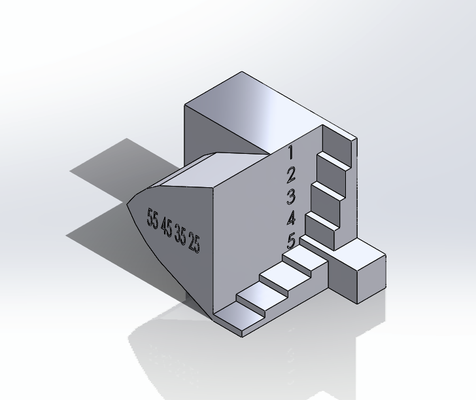 calibración cubo xyz modelador referencia mediciones by usuario 1922729499 3d impresora prueba modelos calibre 3d print model - Mito3D