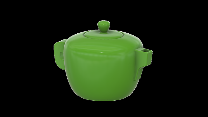 jade thé pot by jangyy ménage maison modèles théière 3d print model - Mito3D