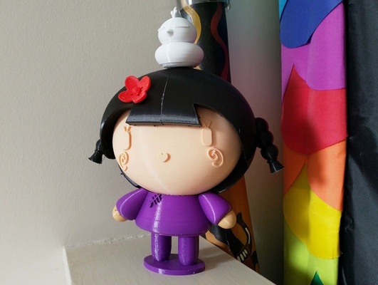 ching won pucca anime cartoon mmu by jangyy art sculptures 3d print model - Mito3D