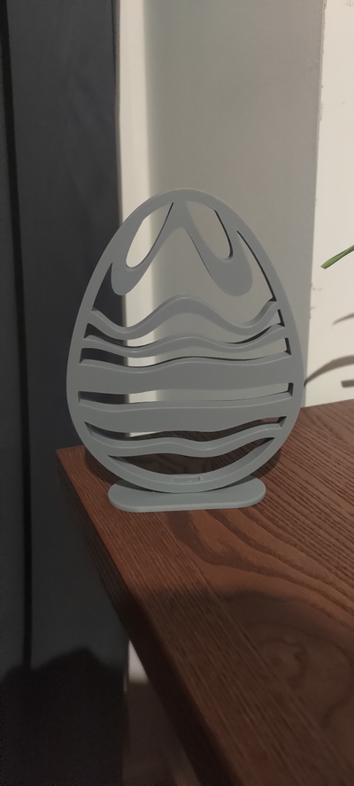 modern ostern dekoration by farn kunst 2d dekor 3d print model - Mito3D