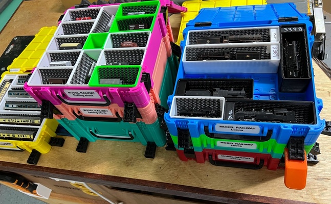 gridfinity storage cubes suitable n-scale model railway shared by robandwend tools organizers nscale 3d print model - Mito3D