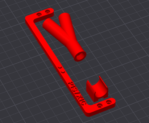 p1s x1c splitter by sugomojawe74 3d impresora partes disidente equipo tarjeta 3d print model - Mito3D