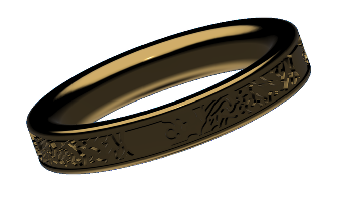 shang leggenda of dieci anelli braccialetto v2 by jangyy moda modelli dei 3d print model - Mito3D