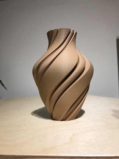vase groves by brithawkes household decor decoration vasemode vases spiralvase twistedvase spiralvaseprinting 3d print model - Mito3D