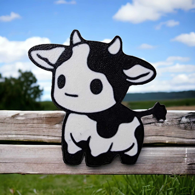 bebê vaca parede decoração by ouijawitch3d casa fazenda agricultor suspensão animal arte ams pronto paredes rústico sentir laticínios leite moo duplo lateral fita berçário tema impressão enforcamentos 3d print model - Mito3D