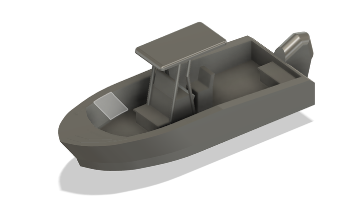 pêche bateau by expiréfebreze miniatures 3d print model - Mito3D