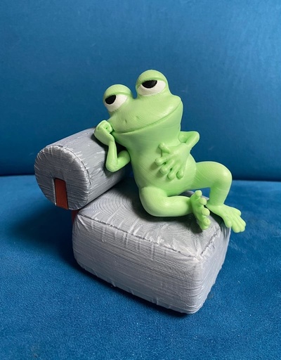 chance grenouille by attaque jouets jeux personnages 3d print model - Mito3D