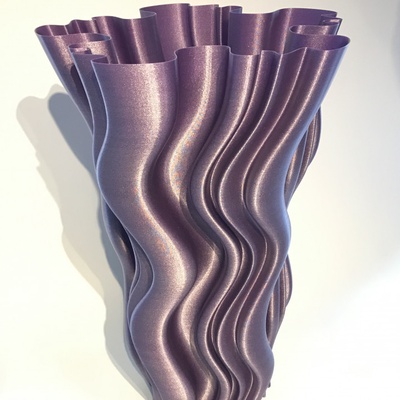 süper dalgalı vazo by brithawkes ev halkı dekor sanat vazemode 3d print model - Mito3D