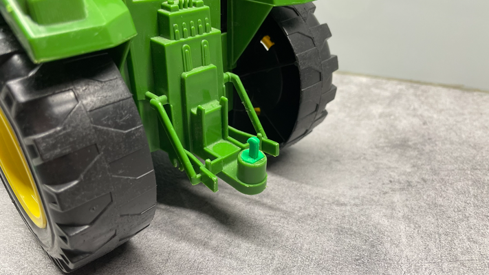 bruder traktor anhängerkupplung by trzax spielzeuge spiele stift 3d print model - Mito3D