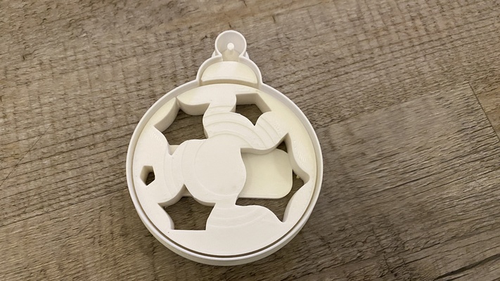 kurabiye kesici noel top süs paylaşılan by tilki kraker ev halkı şenlikler kalıbı 3d print model - Mito3D