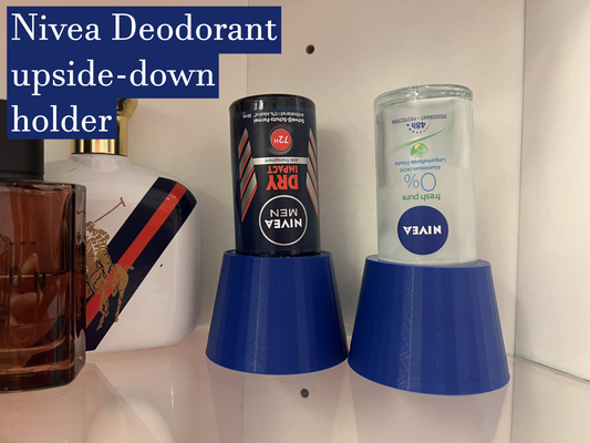 nivea deo upside holder by jpbruce household house models deodorant 3d print model - Mito3D
