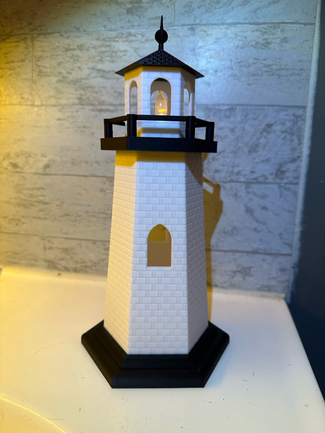 faro té vela soporte by matdanck121 casa decoración ligero accesorio oceano mar hogar 3D print model - Mito3D