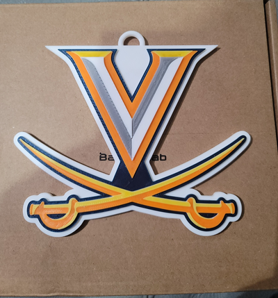 virginia 3d logo 180mm series - 2 ams by mercadogarzas hobby & diy sport outdoors college chain basketball ncaa ncaabasketball marchmadness march madness 3d print model - Mito3D