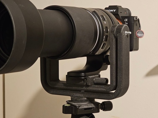 camera gimbal arca swiss plate compatible by daniel schenk tools gadgets 3d print model - Mito3D