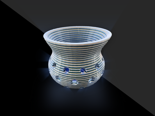 a lamp or flower pot by art sculptures 3d print model - Mito3D