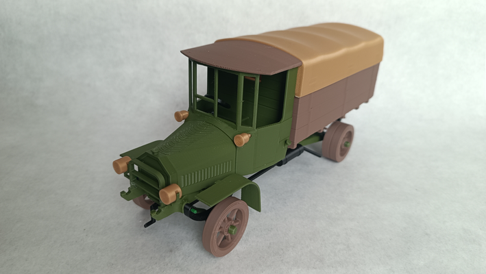 daimler benz ww1 camion by ragnar 3d loisir diy véhicules mercedes 3d print model - Mito3D