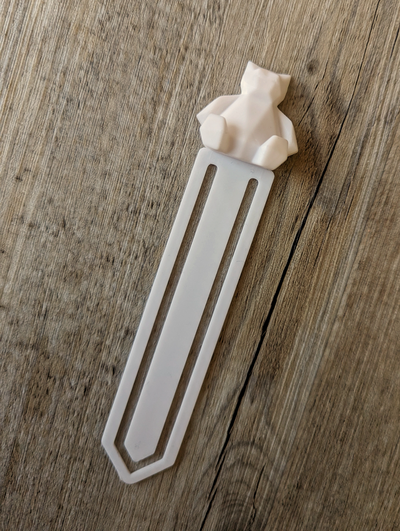 low-poly snorlax bookmark remixed by timbey fashion models lowpoly 3dbookmark nosupport remix pokemon pokemongo relaxo print in place 3d print model - Mito3D