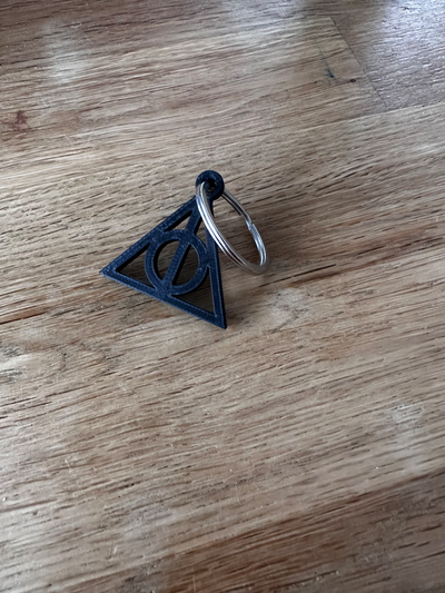 harry alfarero mortal reliquias llave engañar schl sselanh dedo by winni118100 arte 2d huecos accesorio accesorios diseño remolque llavero 3d print model - Mito3D