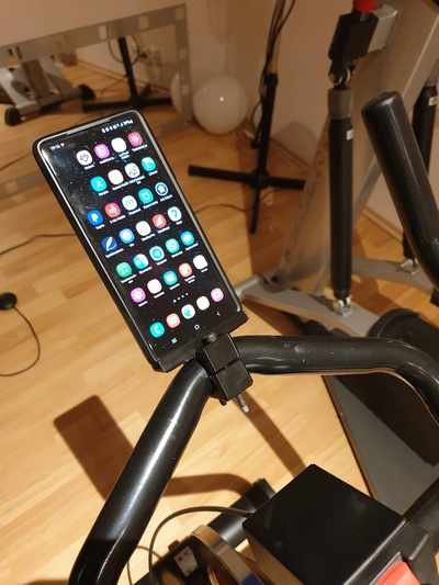 smartphone halterung f r filatura bicicletta by 3dkevin passatempo fai sport all'aperto supporto per 3d print model - Mito3D