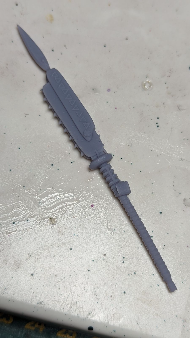 zulu ilham zincir billhook by vulpesdafox minyatürler uzay deniz yakın dövüş 40k 3D print model - Mito3D