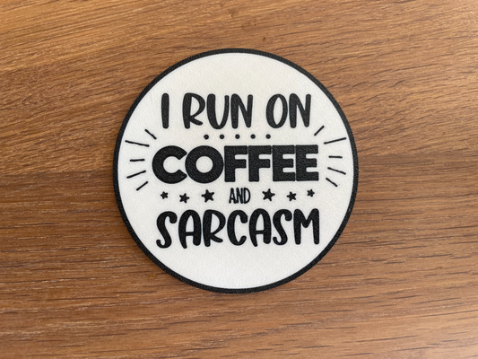 coffee sarcasm coaster drink funny by 3d prints week household house models bar cute silly gift idea quick easy latte starbucks home work kitchen 2d art multicolor 3d print model - Mito3D