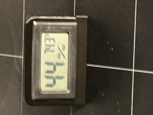 escritorio termómetro higrómetro soporte remezclado by fango pasatiempo bricolaje diy electrónica temperatura humedad 3d print model - Mito3D