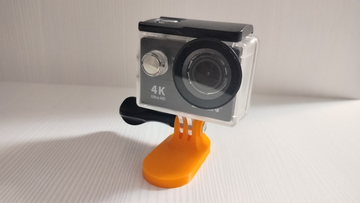 einfach kamera montieren by grün papagei werkzeuge gadgets gopro cameramount gopro halterung thingiverse 3d print model - Mito3D