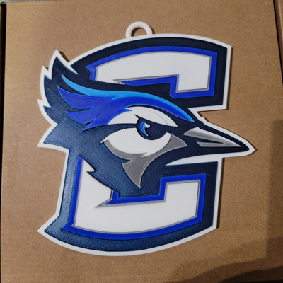 creighton 3d logo 180mm serie by negozi alimentari passatempo fai sport all'aperto università ncaa ncaabasketball cestino palla pallacanestro follia marzo 3d print model - Mito3D