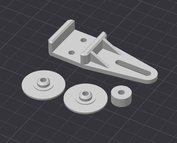 regolabile cintura tenditore z axis nettuno ender artiglieria gemelli aquila tarantola by gelido 3d stampante accessori asse elegoo creality tevo neptune4 neptune3 voxelab 3D print model - Mito3D