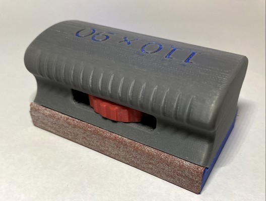 küçük zımpara blok by duane777 araçlar el taşı kum kağıt 3d print model - Mito3D