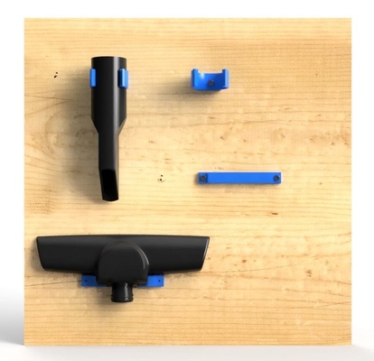 clip accessori aspirapolvere by scigola passatempo fai parete supporto thingiverse 3d print model - Mito3D