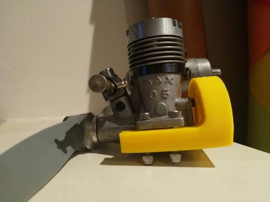nitro 20 25 motor montieren rc flugzeug by jangyy hobby diy nitromotorhalterung 3d print model - Mito3D