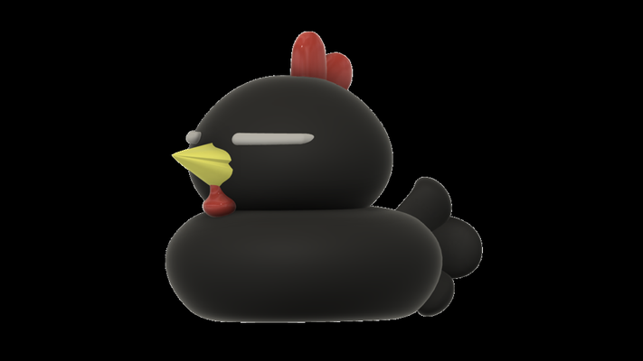 sleeping turkey bath toy by jangyy toys & games bathtoy sleepingturkey 3d print model - Mito3D