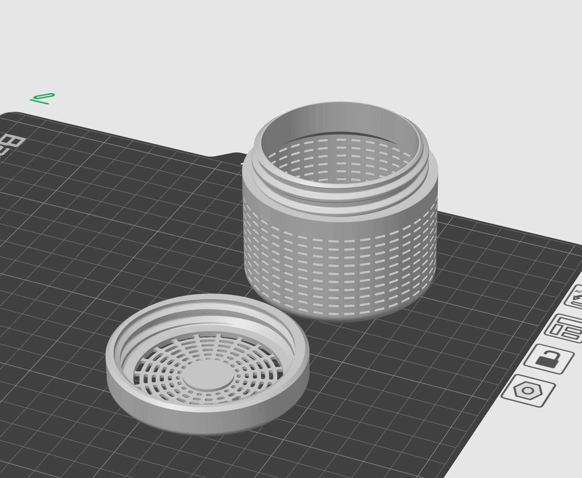 ams desiccant container 72mm spools remixed by technikfussel 3d printer accessories bambulab x1c p1p p1s x1cc p1pc p1sc 3D print model - Mito3D