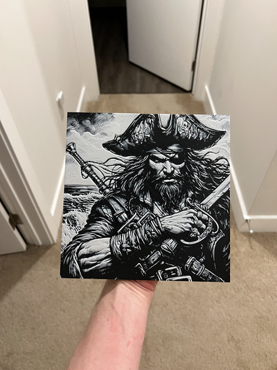 pirata parete arte by rp47 disegni segni loghi pirati cartello 3d print model - Mito3D