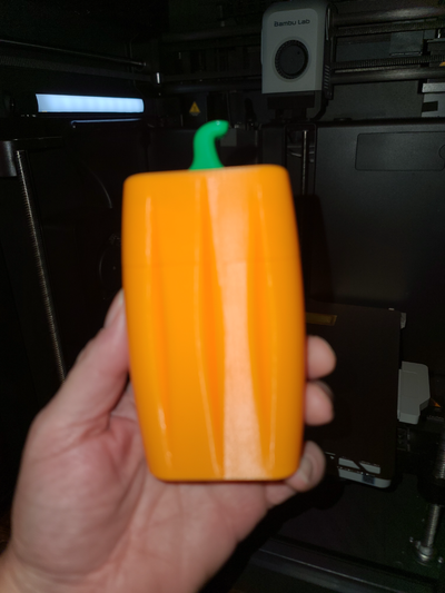 pumpkin cigarette case - 8-slot by imagine-reality tools gadgets box joint blunt 3d print model - Mito3D