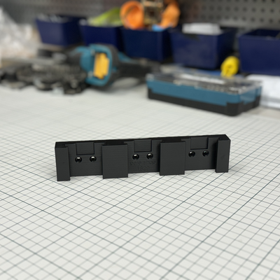 verdreifachen dewalt 12v batterie montieren by seite drucken werkzeuge veranstalter 3d print model - Mito3D