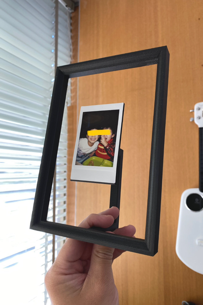 instax mini foto quadro armação by tapinha casa decoração fujifilm 3d print model - Mito3D