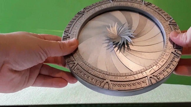 iris test rig stargate by martin taichl giocattoli giochi personaggi thingiverse 3D print model - Mito3D