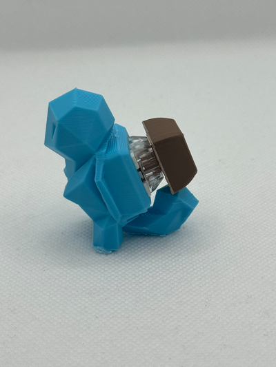 squirtle clicker tastiera interruttore remixato by jargcomp giocattoli giochi pokemon agitarsi clic tattile buon mercato veloce facile sensoriale 3d print model - Mito3D