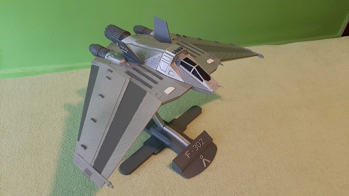 f-302 stargate by martintaichl hobby & diy vehicles fighter f interceptor f302 302 tauri 3d print model - Mito3D