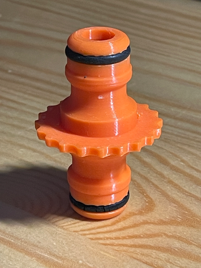 maschio to tubo flessibile adattatore hozelock stile by minalll domestico giardino 3d print model - Mito3D
