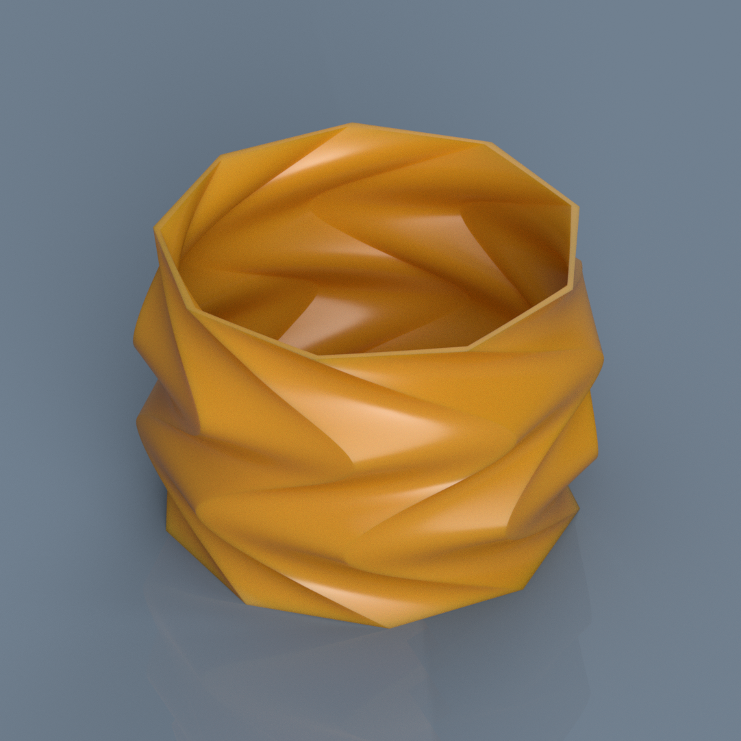 espiral vaso fluxograma by utilizador 173901237 3d impressora acessórios plantar casa planta vasos porta lápis vasemodo decoração caseira homeoffice 3D print model - Mito3D