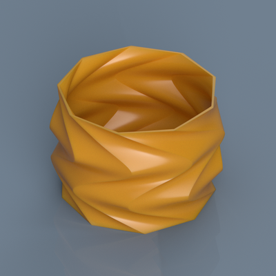 spiral vase flowforma by user 173901237 3d printer accessories plant home plantpot vases pencilholder spiralvase spiralvasemode homedecor homedecoration homeoffice 3d print model - Mito3D